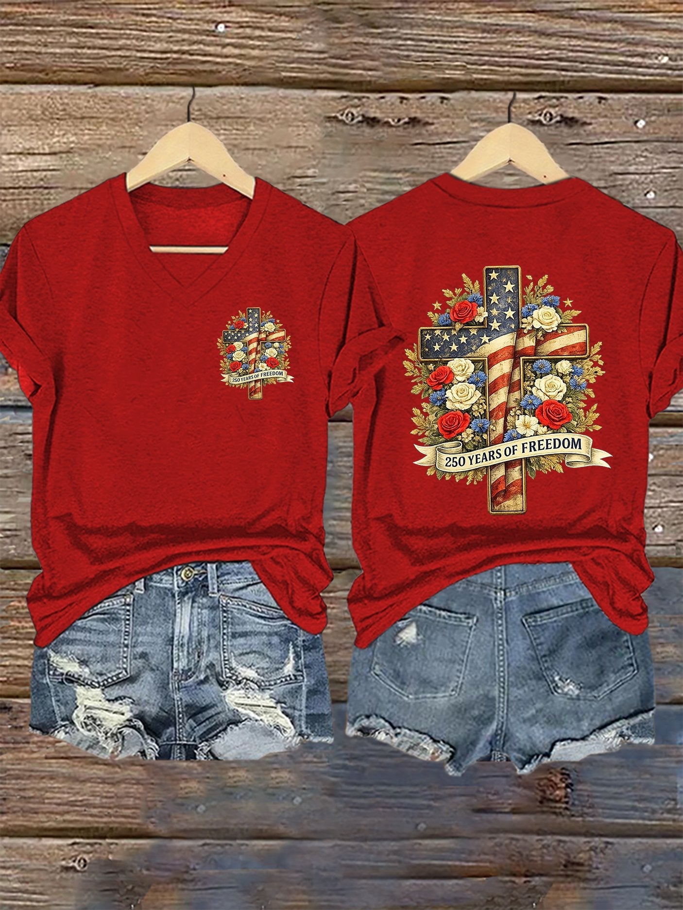 Women's Casual Printed Short-Sleeve T-Shirt