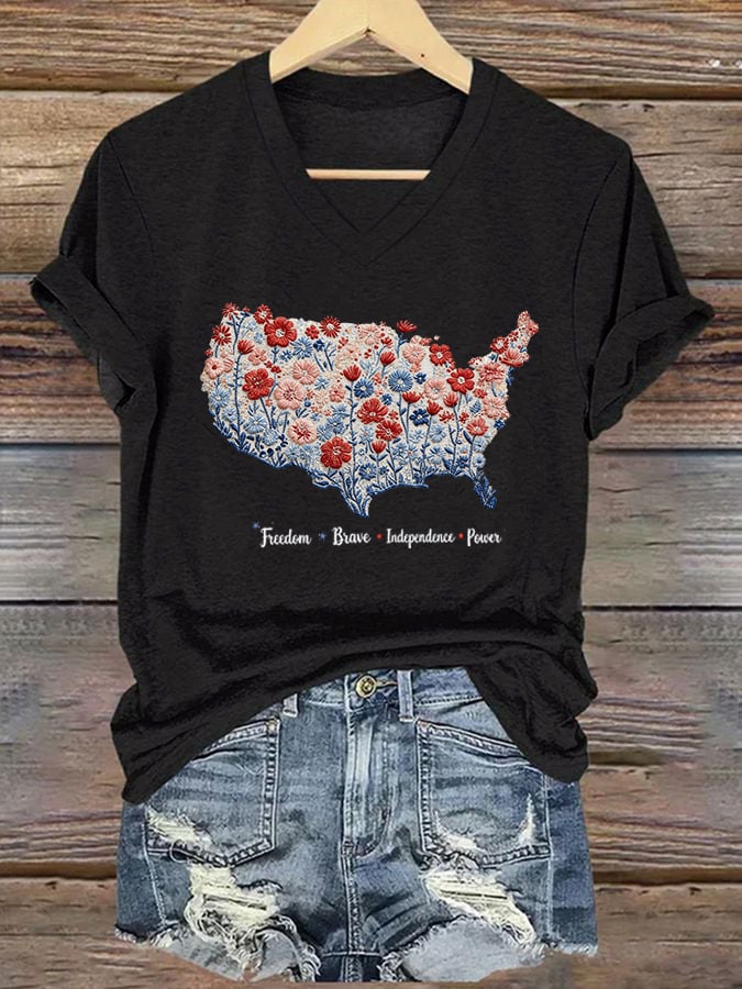 Women's Casual American 250 Commemorative T-shirt