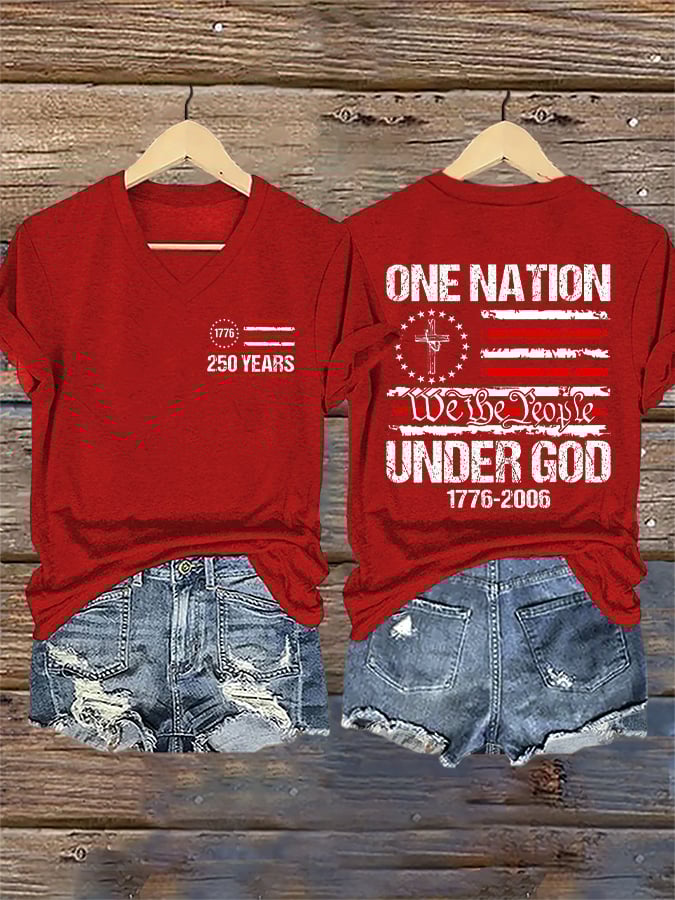 Women's Casual Printed Short-Sleeve T-Shirt