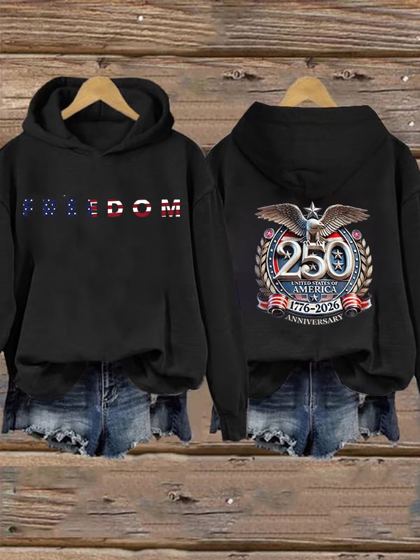 Women's  American 250th Print Hoodie