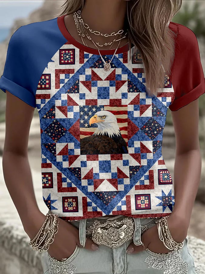 Women's Retro Unisex 250th Anniversary Printed  T-shirt