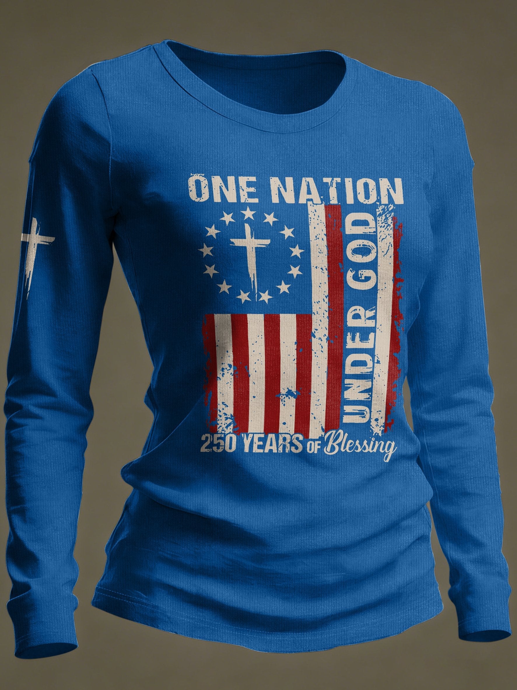 Women's Casual Print Long-Sleeve T-Shirt