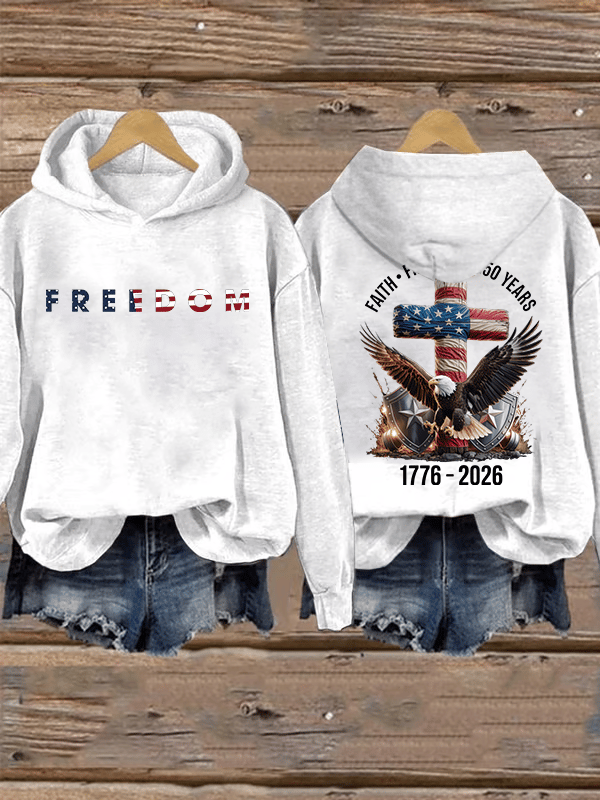 Women's  American 250th Print Hoodie