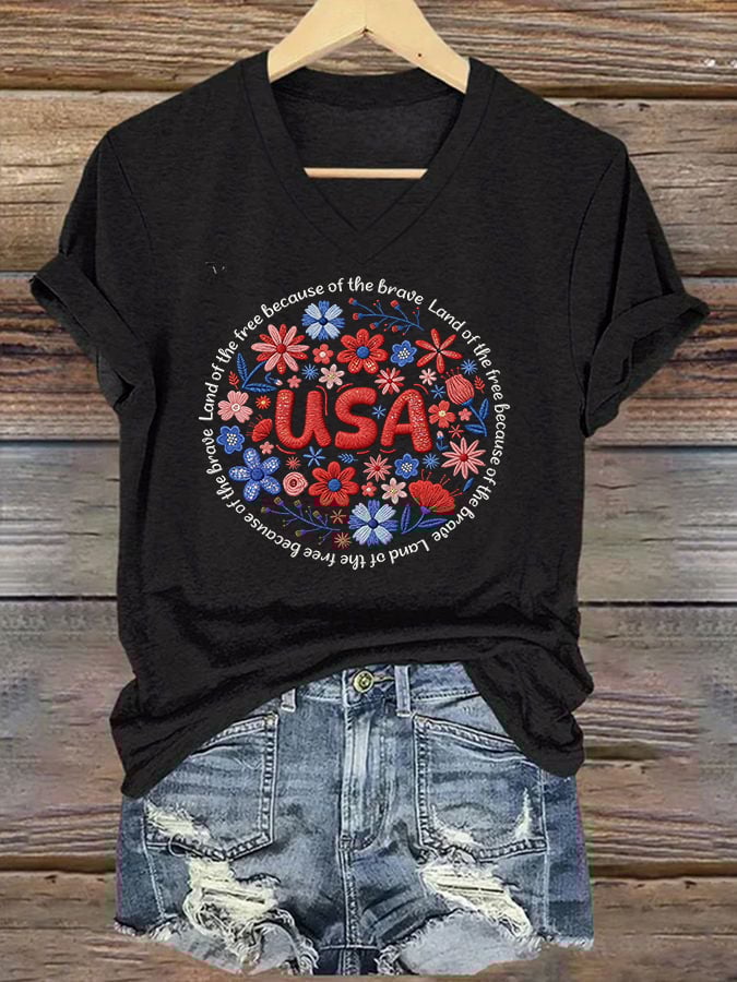 Women's Casual American 250 Commemorative T-shirt