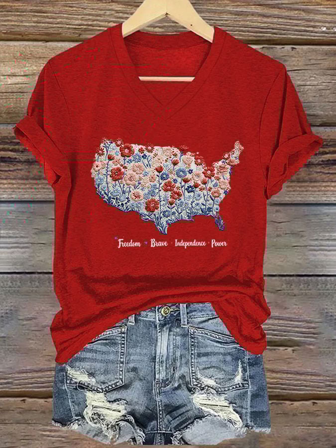 Women's Casual American 250 Commemorative T-shirt