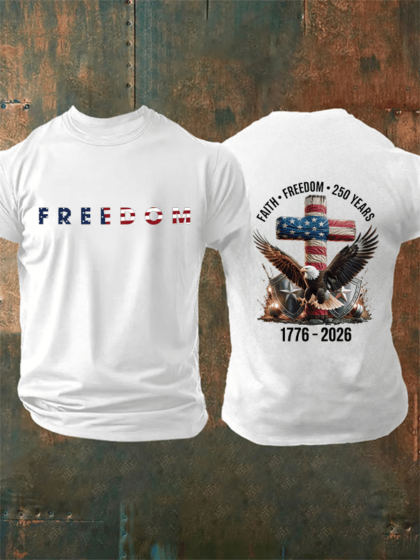 Men's  American 250th Print T-Shirt