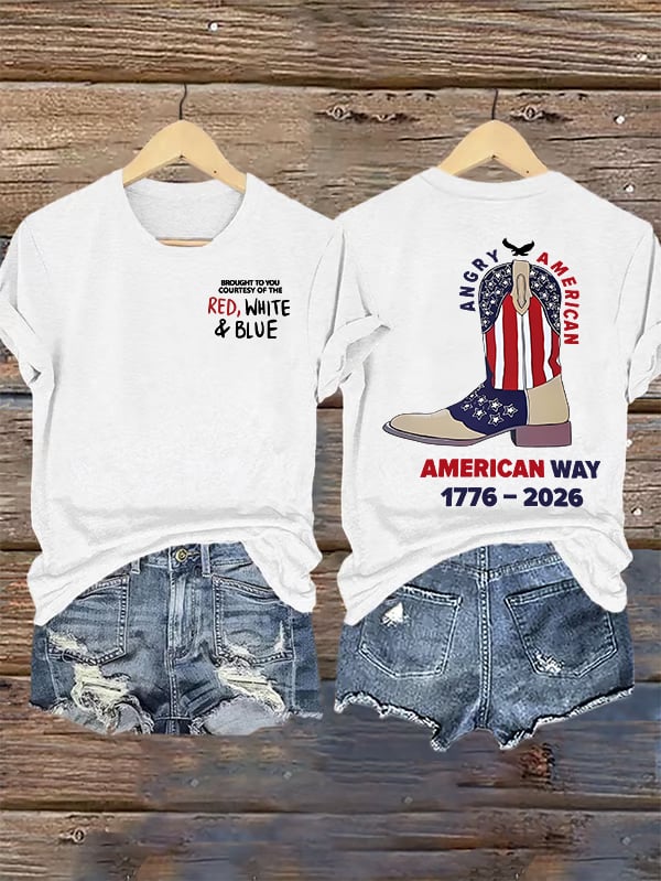 Women's  American 250th Print T-Shirt