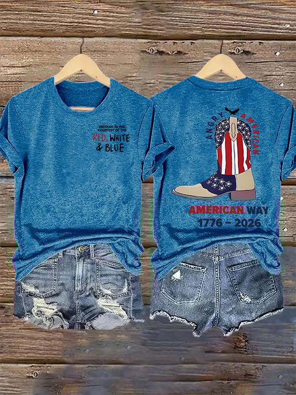 Women's  American 250th Print T-Shirt