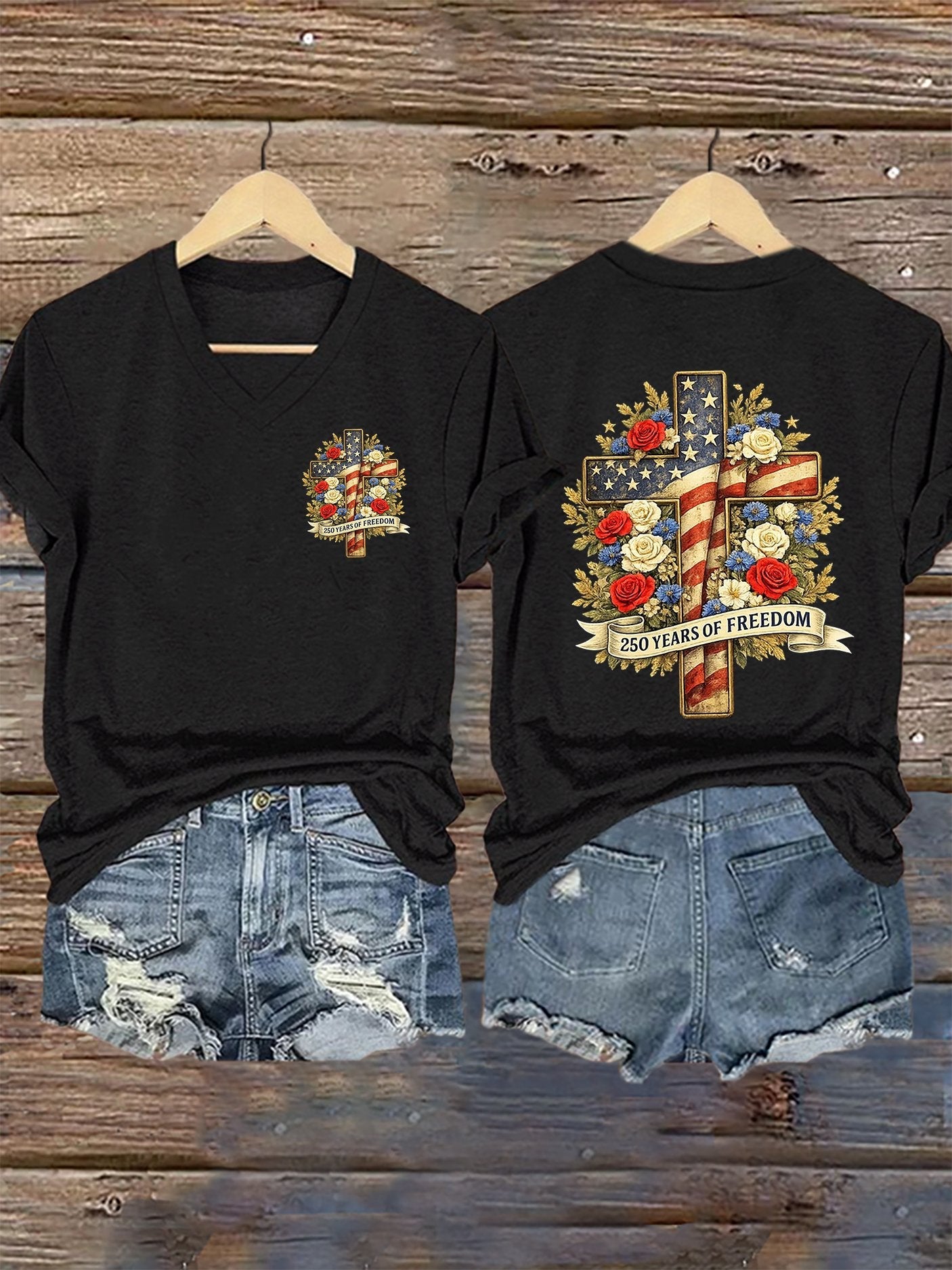 Women's Casual Printed Short-Sleeve T-Shirt