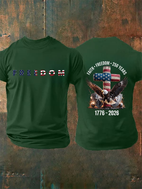 Men's  American 250th Print T-Shirt