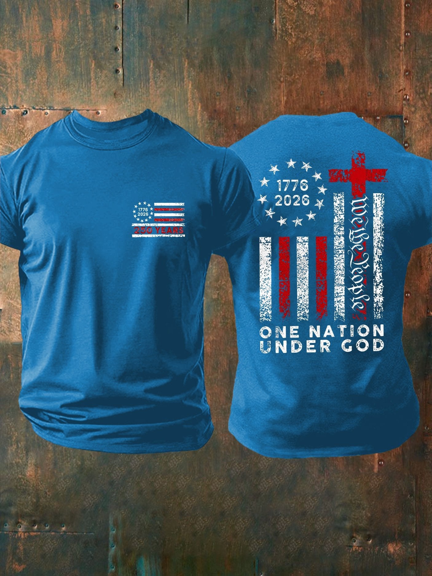 Men's Casual Printed Short-Sleeve T-Shirt