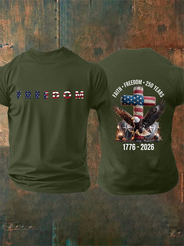Men's  American 250th Print T-Shirt
