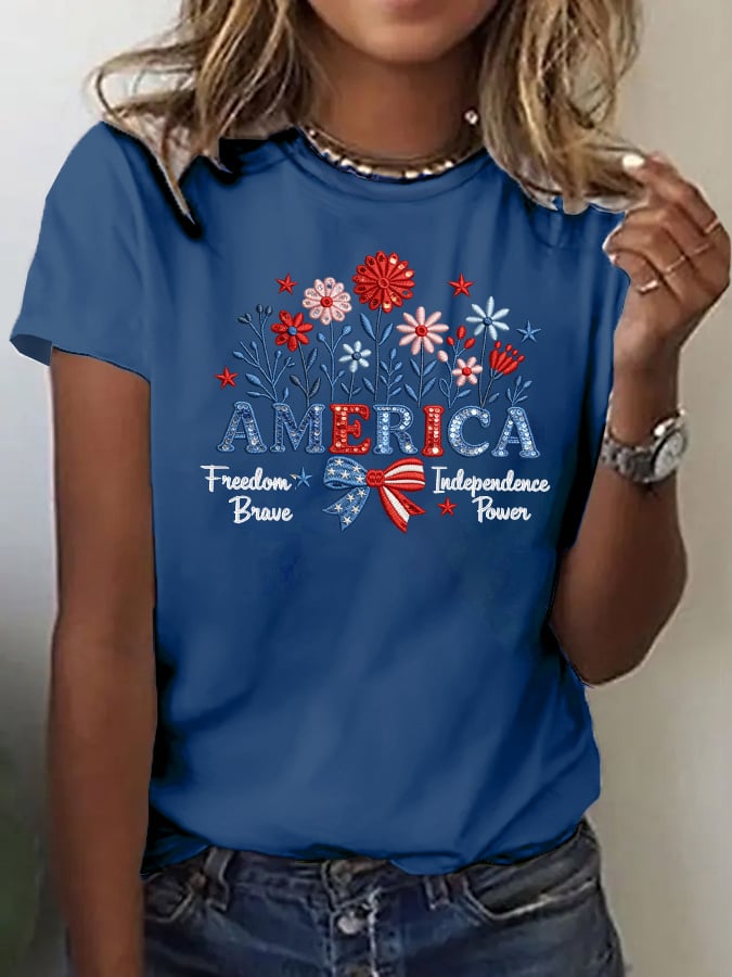 Women's Casual American 250 Commemorative T-shirt