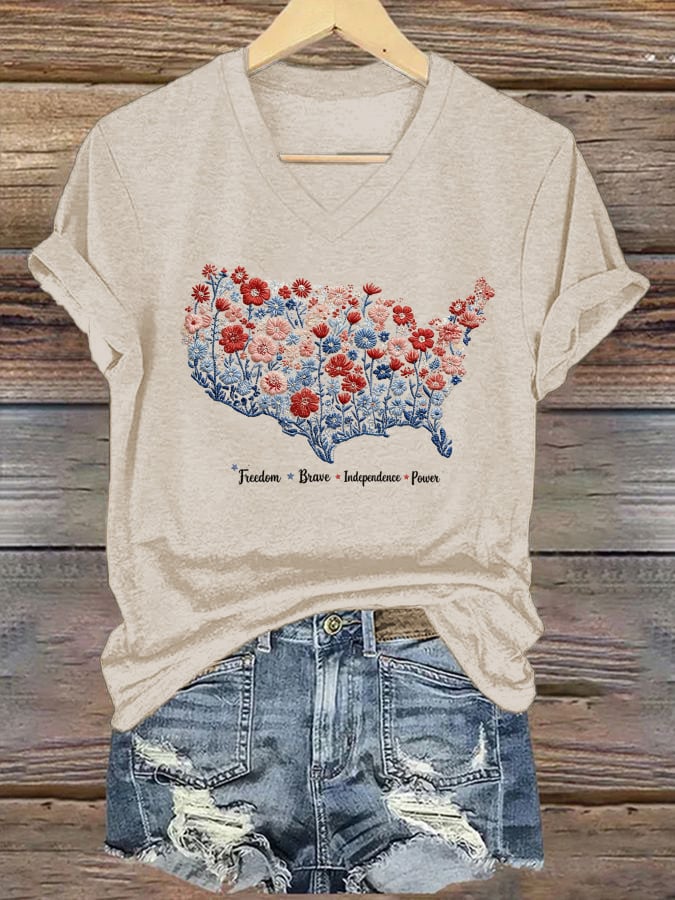 Women's Casual American 250 Commemorative T-shirt