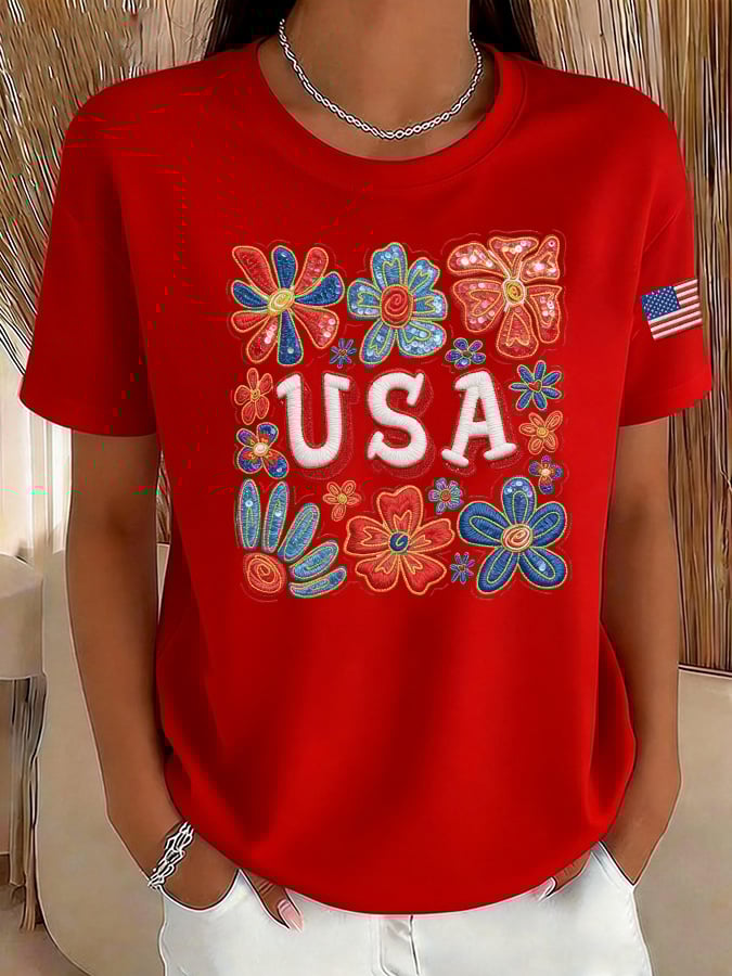 Women's Casual American 250 Commemorative T-shirt