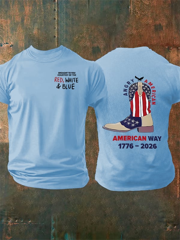 Men's  American 250th Print T-Shirt