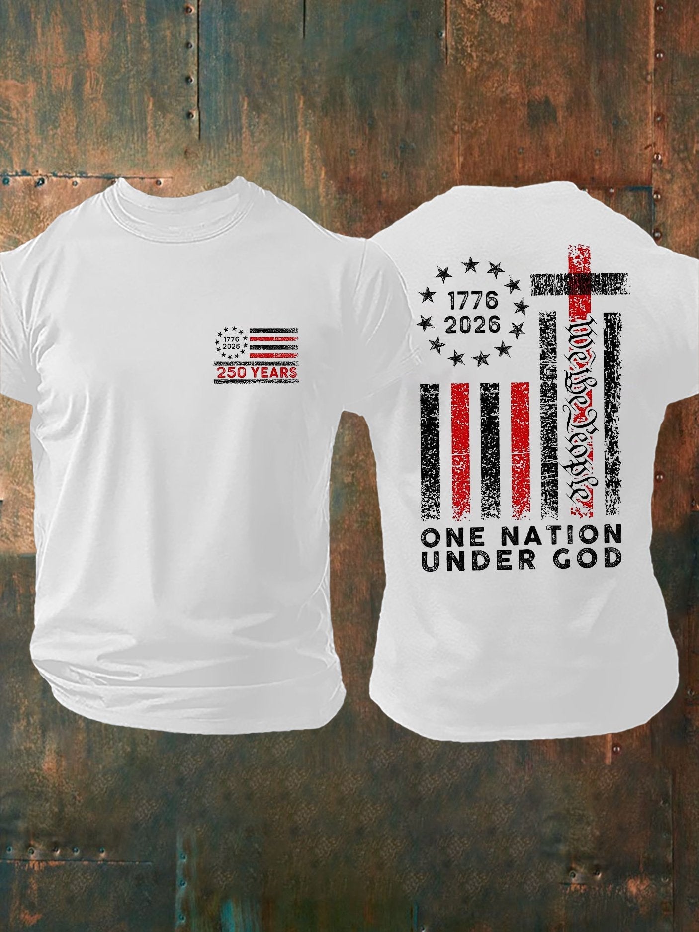 Men's Casual Printed Short-Sleeve T-Shirt