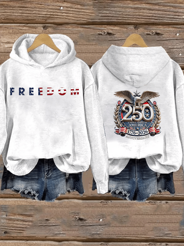 Women's  American 250th Print Hoodie