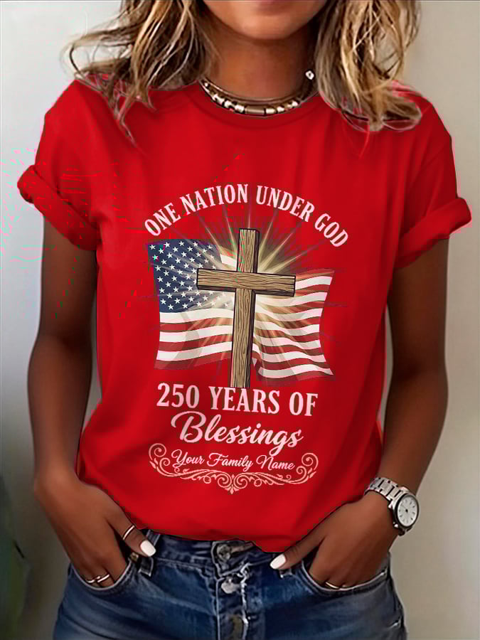 Women's Casual Printed Short-Sleeve T-Shirt