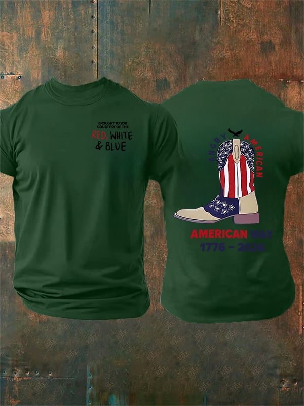 Men's  American 250th Print T-Shirt