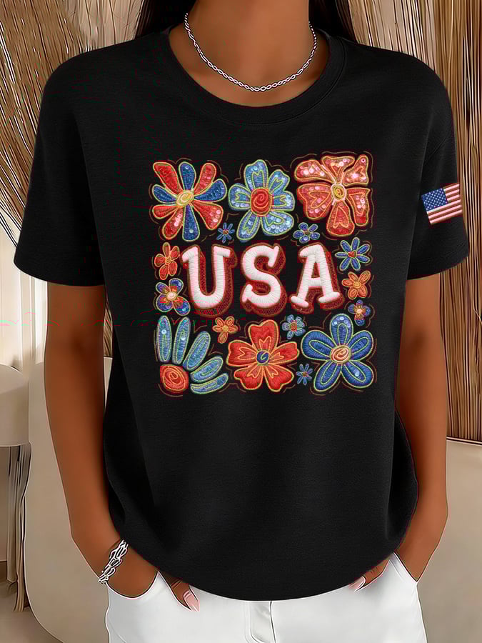Women's Casual American 250 Commemorative T-shirt