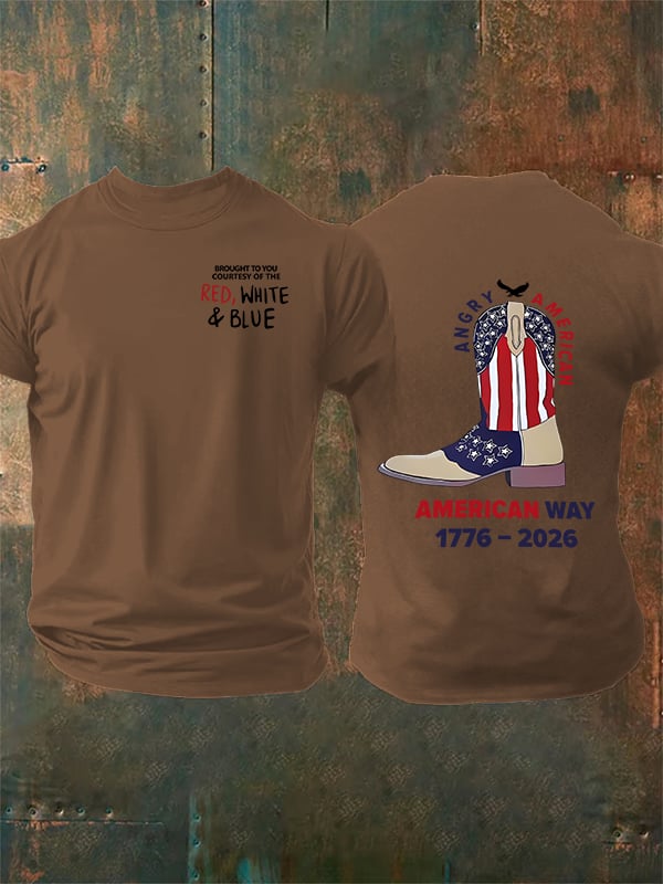 Men's  American 250th Print T-Shirt