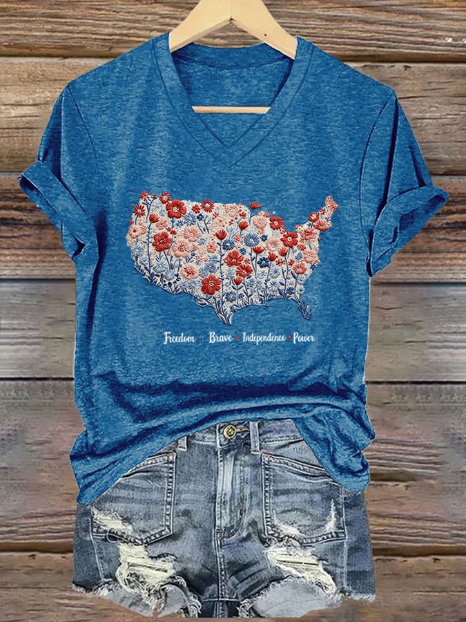 Women's Casual American 250 Commemorative T-shirt