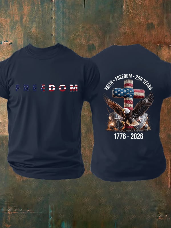 Men's  American 250th Print T-Shirt