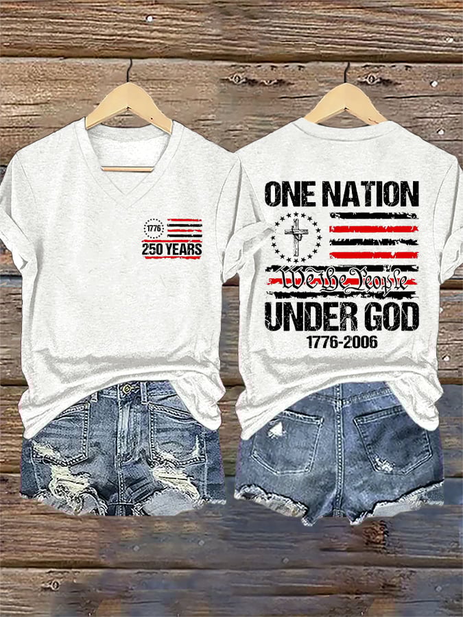 Women's Casual Printed Short-Sleeve T-Shirt