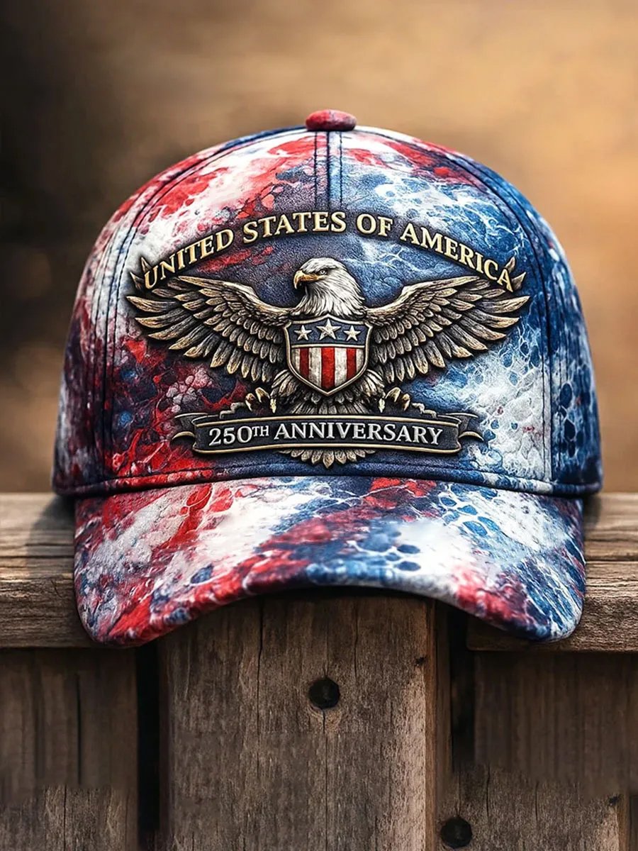 Men'S American 250th Anniversary Printed Hat