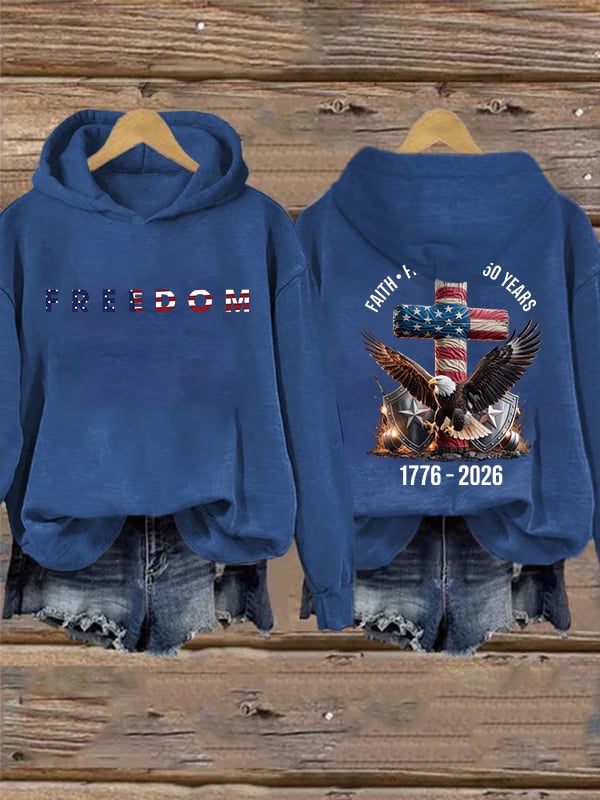 Women's  American 250th Print Hoodie