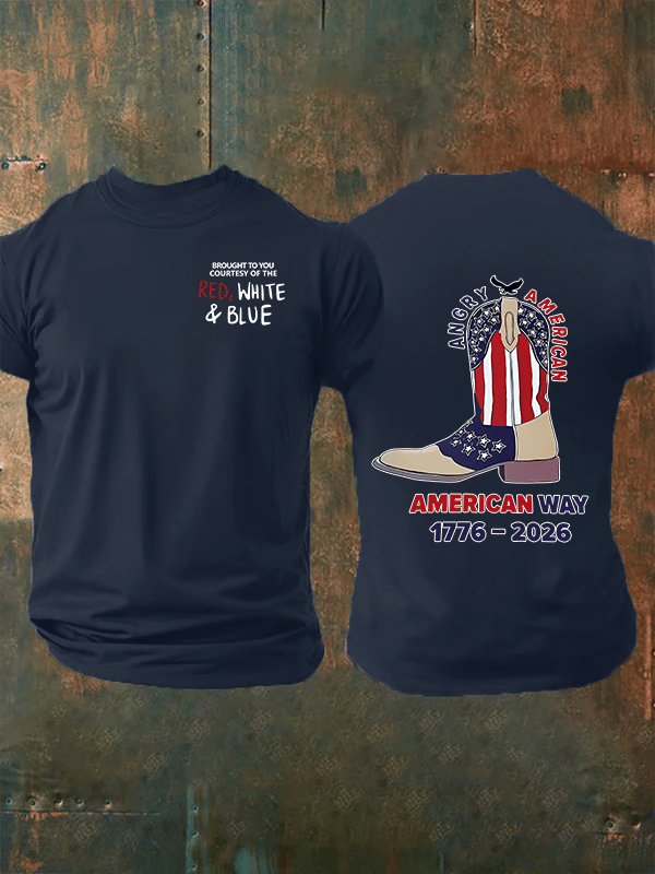 Men's  American 250th Print T-Shirt