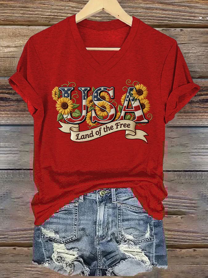 Women's Casual American 250 Commemorative T-shirt