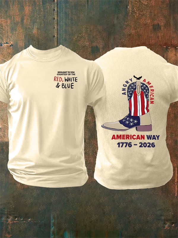 Men's  American 250th Print T-Shirt