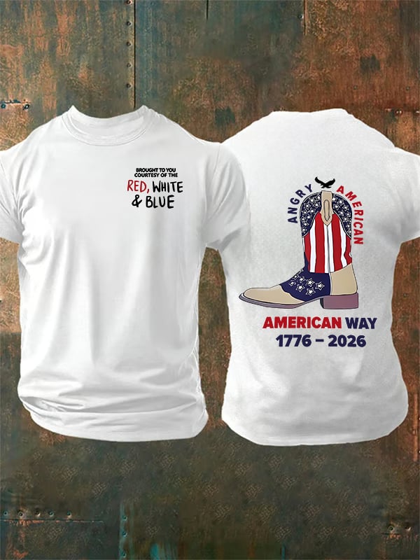 Men's  American 250th Print T-Shirt