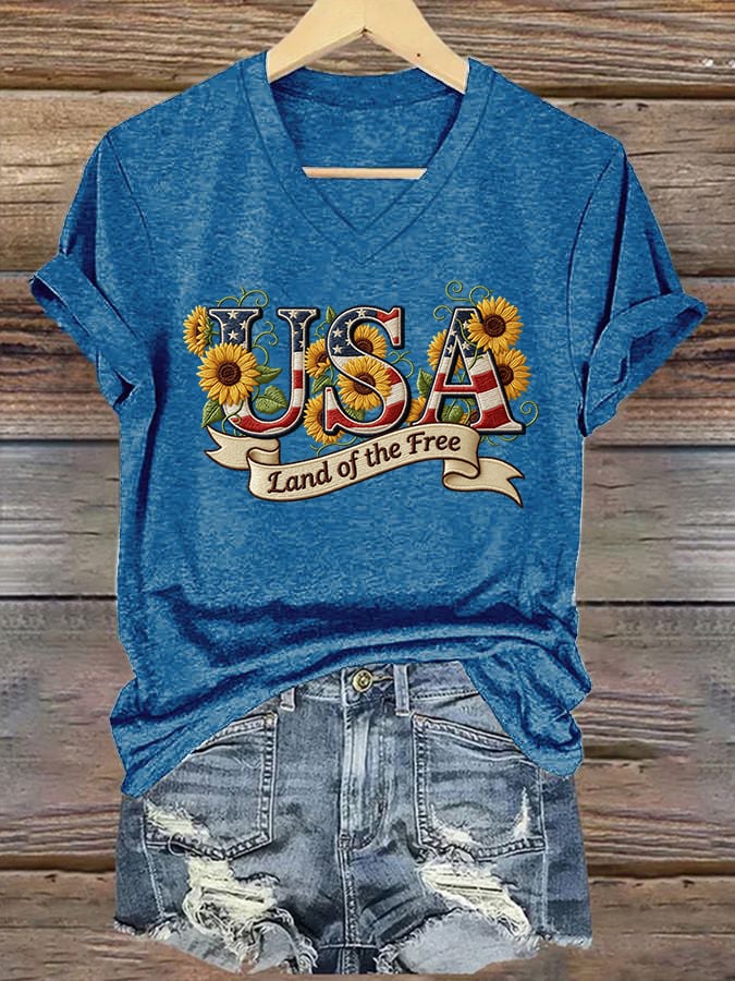 Women's Casual American 250 Commemorative T-shirt